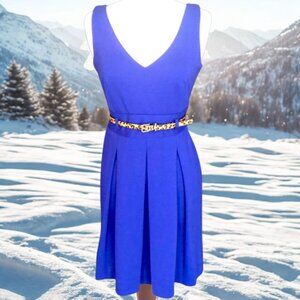 New York & Co. Royal Dress with Belt